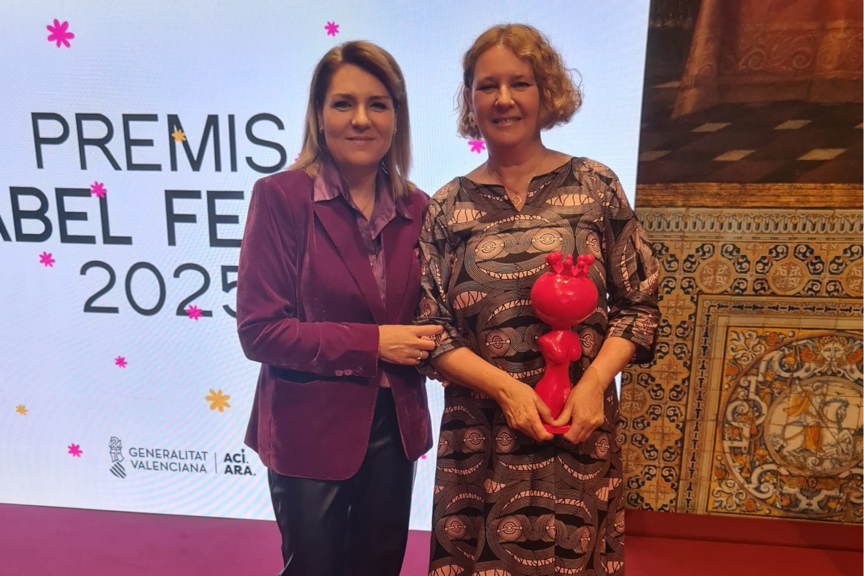 Leticia Valera, galardonada por la Generalitat Valenciana con el Premio Isabel Ferrer 2025 por su papel y solidaridad durante la DANA.