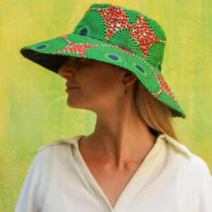 Sombrero estampado africano Isla Utu
