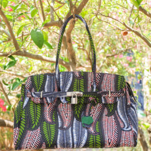 Bolso estampado Rosalie Hojas