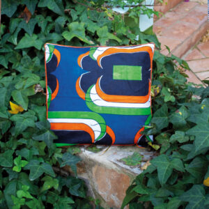 Funda de cojín estampado africano Bahari