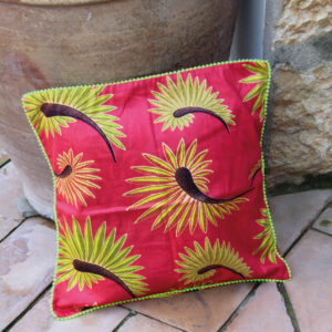 Funda de cojín estampado africano Tamaré